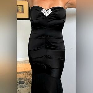 Cache Black Evening Gown Size 10
